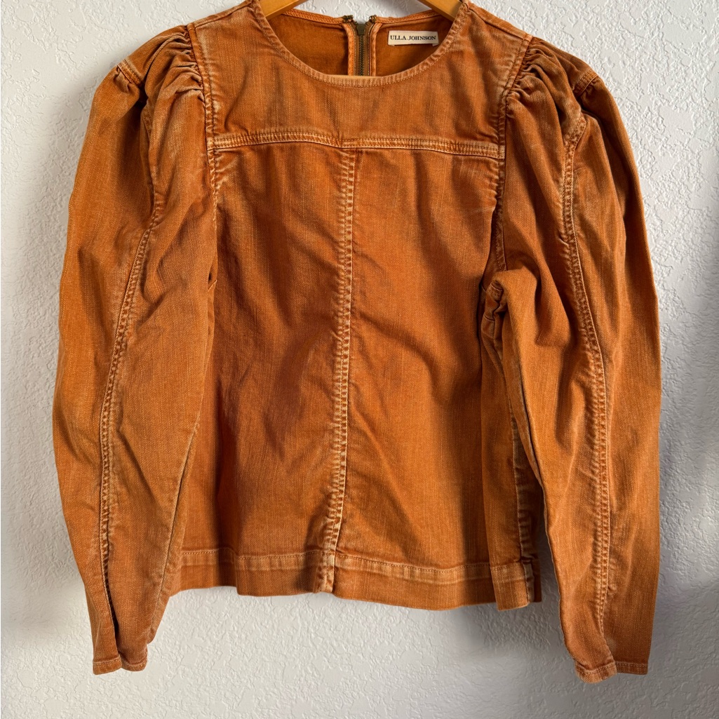 Rachel Comey Burnt Orange Denim Shirt
